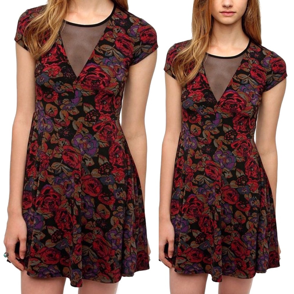 Urban Outfitters Floral Skater Dress